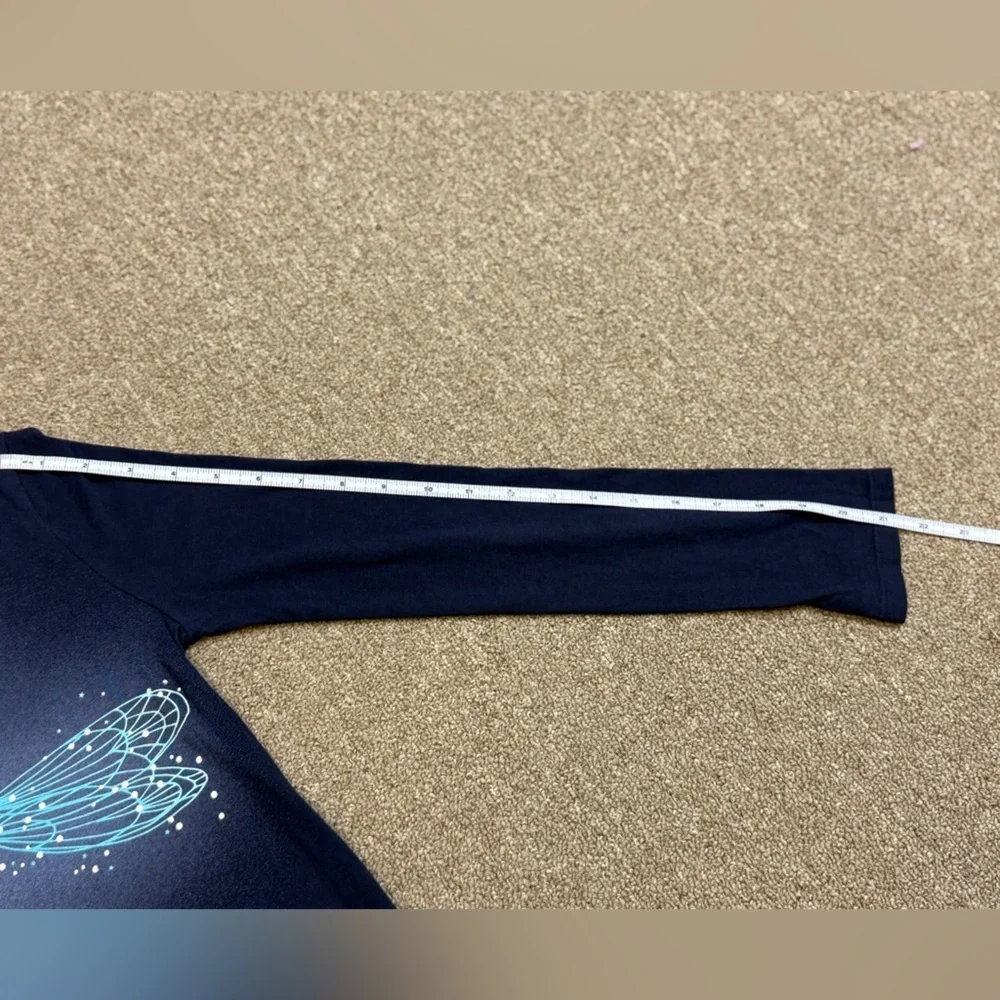 ⚡️3/$20⚡️Gap Kids: Girls Navy Firefly Long Sleeve T-Shirt, Size XL (12)